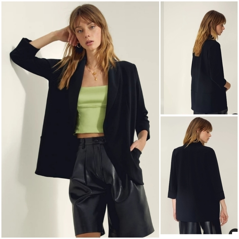 Aritzia WILFRED Chevalier Jacket, Color Black, Size 4